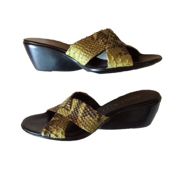 Anne Klein Wedge Sandals - Picture 1 of 4